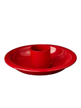 Kerzenhalter von Ib Laursen in Rot