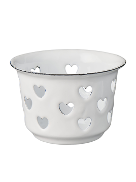 Kerzenhalter Emaille von Ib Laursen in Wei