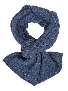 Schal Safira Solid von Heiter bis Wolkig in Navy