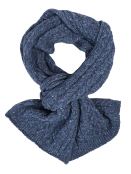 Schal Safira Solid von Heiter bis Wolkig in Navy