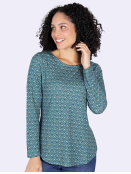 Langarmshirt Ninima von Sorgenfri in Lake