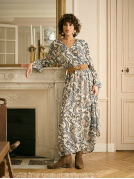 Kleid CrBea (10614581-108795) von Cream in Caf� Paisley Print