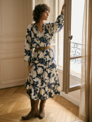 Kleid CrLucca (10614834-109028) von Cream in Navy Flower Print