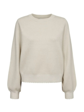 Pullover NuBir Solid (705988-9001) von N�mph in Cloud Dancer