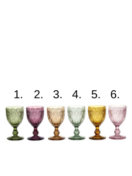 Saint-�milion Weinglas mit Muster (610812-00) von Chic Antique