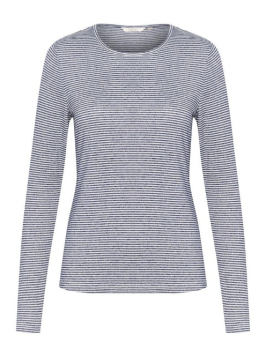 CRAmma LS T-Shirt (10612922-106979) in Ocean Cavern/white von Cream