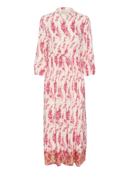 CRAlora Long Dress (10650723-106837) von Cream in Pink Flower