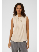 SLNadeya Miria Top (30409122-130401) in Oatmeal von Soaked Luxury