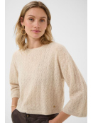 Pullover CRMela 3/4 Sleeve (10615365-100232) von Cream in Oat Melange