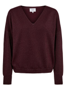 Pullover NuDayletta Lurex V-Neck (707060-2730) von N�mph in Fig