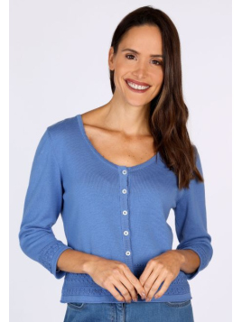 Strickjacke Liselotte (02261-0102-277) von Sorgenfri Sylt in Delfter