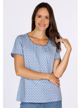 T-Shirt Camille (02261-0170-277) von Sorgenfri Sylt in Delfter