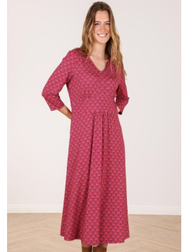 Kleid Sylvelin Bow (02262-0043-491) von Sorgenfri Sylt in Cerise