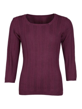 Shirt Soleren (02262-0115-512) von Sorgenfri Sylt in Plum