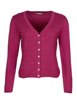 Strickjacke Amily (02262-0159-485) von Sorgenfri Sylt in Red Wine