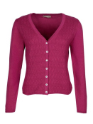 Strickjacke Amily (02262-0159-485) von Sorgenfri Sylt in Red Wine