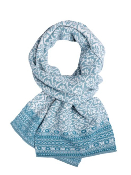 Schal Sabira Flower (02262-0188-226) von Sorgenfri Sylt in misty blue