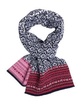 Schal Sabira Flower (02262-0188-319) von Sorgenfri Sylt in indigo