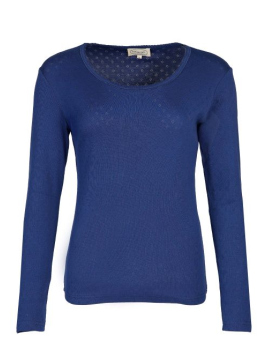 Langarmshirt Malin (02262-0224-319) von Sorgenfri Sylt in Indigo
