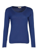 Langarmshirt Malin (02262-0224-319) von Sorgenfri Sylt in Indigo