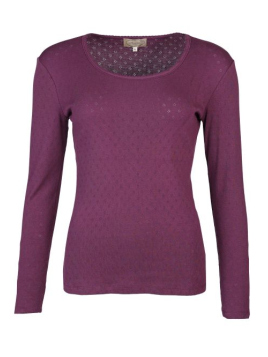 Langarmshirt Malin (02262-0224-512) von Sorgenfri Sylt in Plum