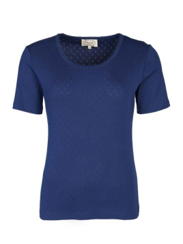 Kurzarmshirt Maren (02262-0225-319) von Sorgenfri Sylt in Indigo