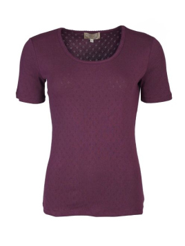 Kurzarmshirt Maren (02262-0225-512) von Sorgenfri Sylt in Plum