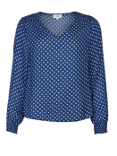 Bluse Tinkina (03262-0013-319) von Lykka du nord in Indigo