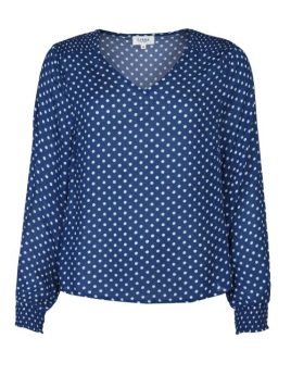 Bluse Tinkina (03262-0013-319) von Lykka du nord in Indigo