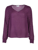 Bluse Tinkina (03262-0013-573) von Lykka du nord in Raisin
