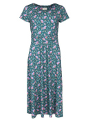 Kleid Malind Dance (03262-0014-239) in velvet green von Lykka du nord