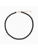 HAILEY Schwarzer Onyx Halskette (BLAAJ_KH) von Soi Copenhagen