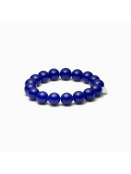 Chunky Lapis Lazuli Stretch Armband (LALA-KA-12MM) von Soi Copenhagen
