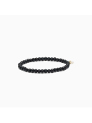 Petite Blackstone Stretch Armband (BLA-KA-4MM) von Soi Copenhagen