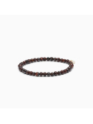 Petite Red Tiger Eye Stretch Armband (RTE-KA-4MM) von Soi Copenhagen