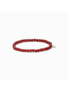 Petite Red Jade Stretch Armband (ROEDJ-KA-4MM) von Soi Copenhagen
