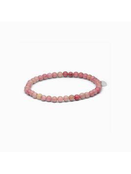 Petite Rhodonit Stretch Armband (PR-KA-4MM) von Soi Copenhagen