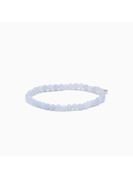 Petite Akvamarin Stretch Armband (AQU-KA-4MM) von Soi Copenhagen