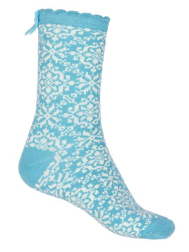Socken Irma Nordic (02262-0235-226) von Sorgenfri in Misty Blue
