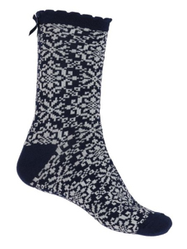 Socken Irma Nordic (02262-0235-311) von Sorgenfri in Navy