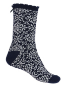 Socken Irma Nordic (02262-0235-311) von Sorgenfri in Navy