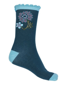 Socken Irma Garden (02262-0233-321) von Sorgenfri Sylt in Lake