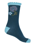 Socken Irma Garden (02262-0233-321) von Sorgenfri Sylt in Lake
