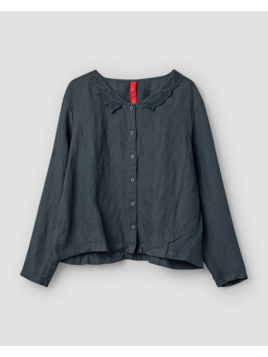 Blouse Agna in Dark Slate von Ewa i Walla