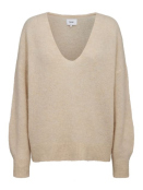 Pullover V-Neck NuRiette (706004-0547) von N�mph in Gray Morn