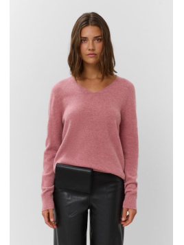 SLSida Seamless V-Neck Pullover (30409441-1715221) von Soaked Luxury in Mauvewood