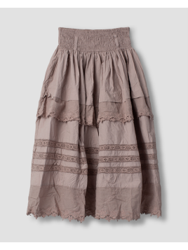 Skirt Fanny (Ewa-22334-greymauve) von Ewa i Walla in Grey Mauve