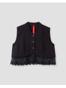 Weste OLIVIA (Ewa-33423-black) von Ewa i Walla in Black