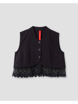 Weste OLIVIA (Ewa-33423-black) von Ewa i Walla in Black