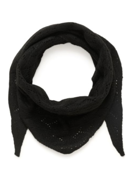 CRUllea Knit Scarf (10616066-100120) von Cream in Pitch Black
